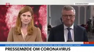 Pressem&oslash;det i Statsministeriet om corona situationen
