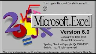 &iexcl;Recordando Excel 93 (5.0)! A d&iacute;as de celebrar los 40 a&ntilde;os de Microsoft Excel, un recuerdo de ba&uacute;l