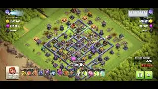 Clash of clans, use a Jump spell and Goblin 