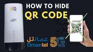 Как скрыть QR-код на роутере Omantel 5G / Отключить QR-код