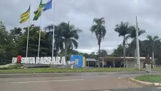 Passando por SANTA BÁRBARA de GOIÁS  no interior do Brasil #cidadesgoianas #cidadesbrasileiras
