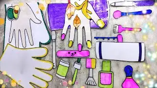 💅Paper diy🤚 Nail Salon Kit! Steps for professional artificial nail extensions