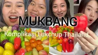 ASMR Dessert Lukchup Thailand viral Bentukannya lucu banget | Yummy