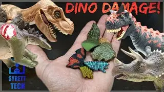 Syrett Tech Kenner Jurassic Park Dino Damage replacement pieces!!!