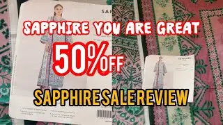 Sapphire sale online shopping review//true review about sapphire//asma daily routine 