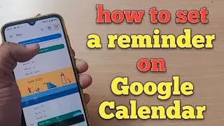 как установить напоминание в календаре Google