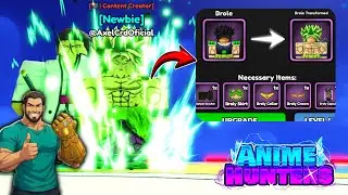 BROLY COMO PEGAR E EVOLUIR O NOVO AVATAR EXCLUSIVO DE EVENTO NO ANIME HUNTERS #ROBLOX