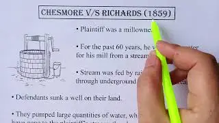 CHESMORE VS RICHARDS (1859) || LAW OF TORTS || LAW EXPLORER