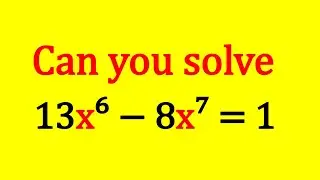 A Septic or Heptic Equation 😮