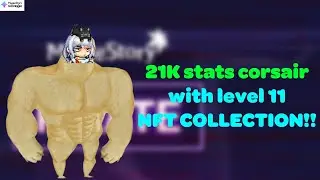 I barely hit 21k with NFT collection level 11 in Maplestory N!