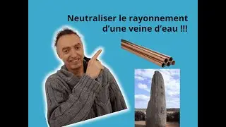Neutralisation du rayonnement d'une veine d'eau