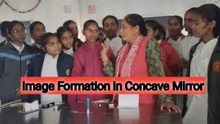 Image Formation in Concave Mirror#science#practical#class10#physics#light
