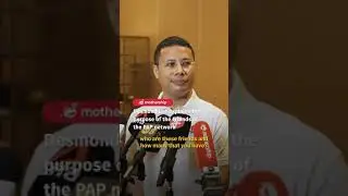 Desmond Lee explains the purpose of the Friends of the PAP network