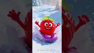 Berry in the Snow 2 🍓❄️ | Winter Fun with the Sweet Strawberry Friend!  #berryjam