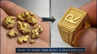 How Gold Ring is Made | Gold Ring Making | Signet Ring Making | 24k Gold Ring