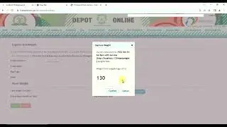 Hafed / FCI Depot Online Weight Transfer System (DOS) Weighing Integration with Any Weight Indicator