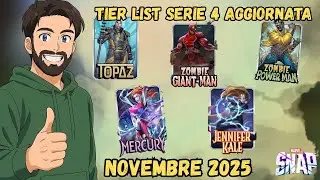 TIER LIST SERIE 4 MARVEL SNAP (Novembre 2025) | Le Migliori Carte da Prendere