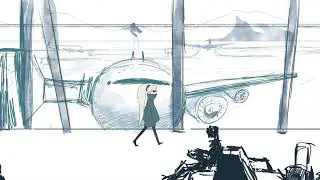 Walking Unsuspiciously | Hand-drawn Walk Cycle Loop | Student Animation Project  - 2018 AUarts