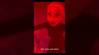 Meme: que CALOR vers&atilde;o Elsa kkk #meme #elsa  #quecalor #funny #shortvideo 👍🏻❤️❄️