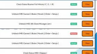 UNBLOCK IMEI 3 BULAN RESMI ( BUKAN PERMANEN )