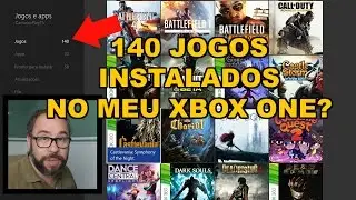 140 JOGOS INSTALADOS NO MEU XBOX ONE ? HD EXTERNO &Eacute; BOM D+