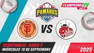 San Fernando Vs. Toros de Chontales - [Pomares 2025 | Semifinal - Juego 3] - [10/09/2025]