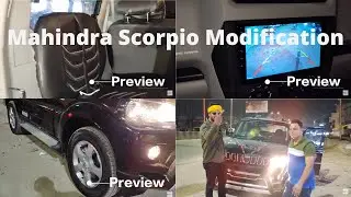 4K SCORPIO MODIFIED EXCLUSIVELY | Scorpio Modification | New Car Accessories | MUST WATCH !!