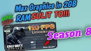 Unlock Max Graphics in CODM | New Config Smooth Low device!