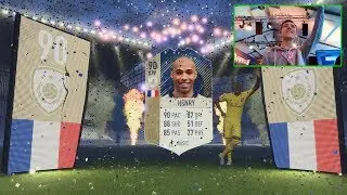 FIFA 18 ICON HENRY IN A PACK! - FIFA 18 ICON PACK OPENING!