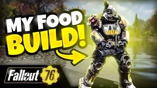 Ultimate HEAVY GUNNER Food Build that Can Carry The World :) - Fallout 76 Steel Reign