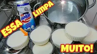 🔥TUDO BRILHANDO na sua CASA! Receita Caseira de SAPÓLIO em PASTA.