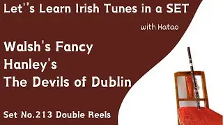 Set 213 Walsh's Fancy - Hanley's - The Devils of Dublin (Double Reels)