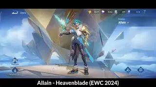 New Skin Allain Esport world cup 2024 (EWC) - Honor of king Review gameplay
