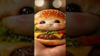 Cute Burger. #tranding #youtubeshorts #viral #video #cute #asmr