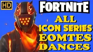fortnite Roast Lord Skin Showcase With Icon Series Dances & Emotes