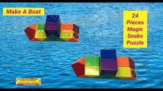 Make A Boat - 24 Pieces Magic Snake Puzzle @snakelordmagicsnakepuzzletutor