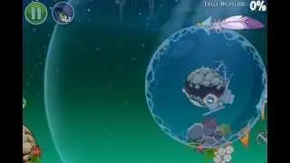 Angry Birds Space - Level 6-9 - 100% Space Eagle Walkthrough - Pig Dipper