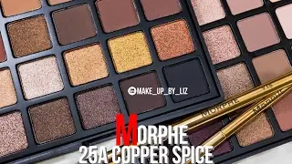 Warm Brown Sugar Shimmer Morphe 25A Copper Spice Palette