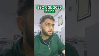 Day 1 of CGL 2026 preperation 🎯#ssccgl2026 #cglmains2025 #cgl #ssccgl #sscmts #sscchsl #minivlog