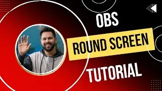 How to make OBS Round screen Camera Tutorial | OBS me round screen kaise lagae |