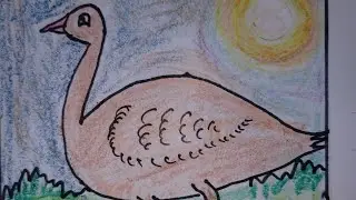 Bird Bnana Sikhe 🐦 Easy Bird Drawing 