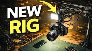 Модернизация моей студии для YouTube: установка верхней камеры и монитора.