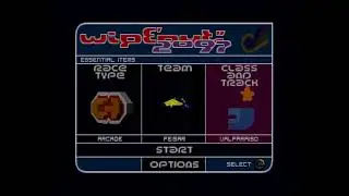 Wipeout 2097 -Sega Saturn-Gameplay