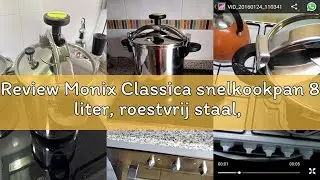Review Monix Classica snelkookpan 8 liter, roestvrij staal, 24 cm, grijs