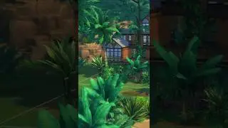 полируем крыши и основания домов #симс4 #sims4 #jungle #vacation #симс4стройка