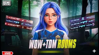 BGMI Custom- Wow Mode  + Team Code LIVE | JOIN FAST | TEAMCODE👀