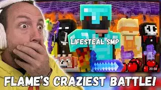 FLAME'S CRAZIEST BATTLE! FlameFrags I Fought Lifesteal's Deadliest Battles (LIFESTEAL SMP REACTION!)
