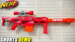 Demonstrating The Nerf Fortnite Heavy Sniper Rifle