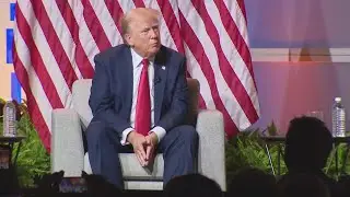 At NABJ appearance, Trump speaks on police immunity following Sonja Massey killing