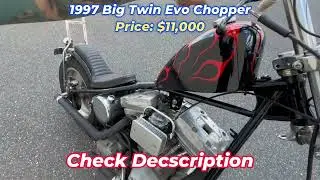 Is This The CHEAPEST 1997 Big Twin Evo Chopper For Sale?